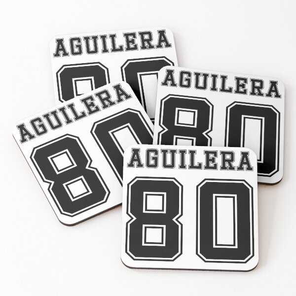 Item preview, Aguilera, 80 Jersey (Black) designed and sold by fanartmerch.