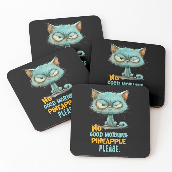 Item preview, No good Morning pineapple please designed and sold by FatBirdie.