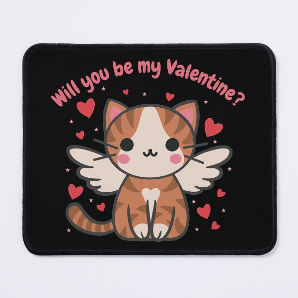 Item preview, Will You Be My Valentine Cat Cute Gifts For Boy Girl designed and sold by LenkaStark.