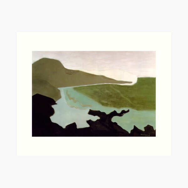 Aperçu de l'œuvre Milton Avery - La Mer Verte 1954 créée et vendue par htanart.
