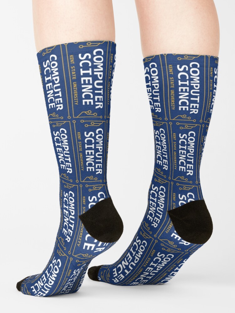 Thumbnail 4 of 5, Socks, Typographic Logo Vertical designed and sold by KentStateCS.