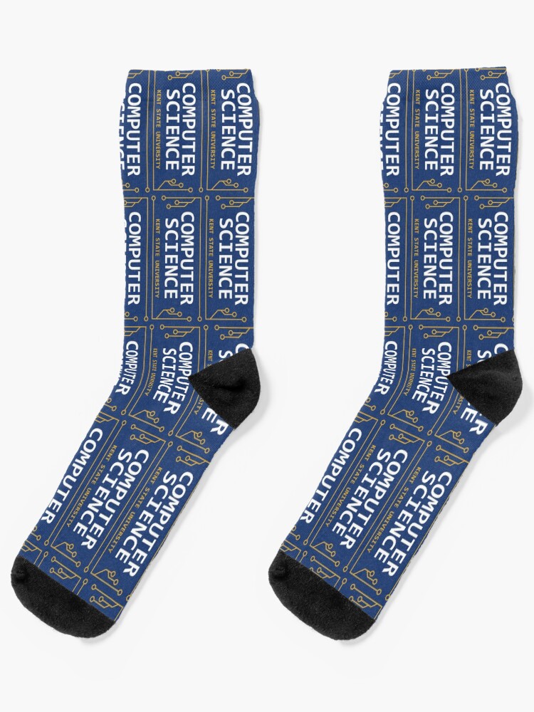 Thumbnail 1 of 5, Socks, Typographic Logo Vertical designed and sold by KentStateCS.