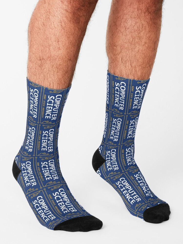 Thumbnail 3 of 5, Socks, Typographic Logo Vertical designed and sold by KentStateCS.