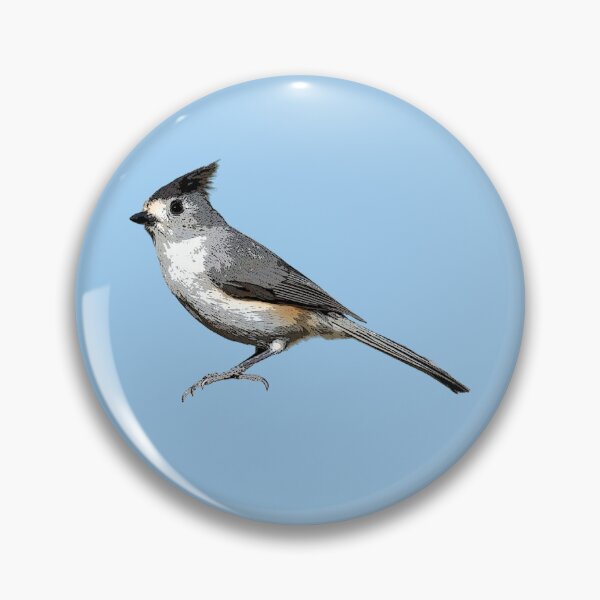 Item preview, Black-crested Titmouse Color Design  designed and sold by designsasstultd.