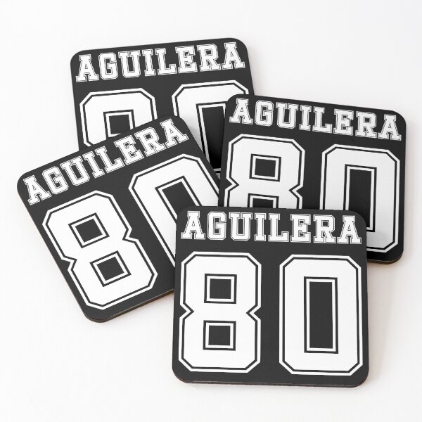 Item preview, Aguilera, 80 Jersey (White) designed and sold by fanartmerch.