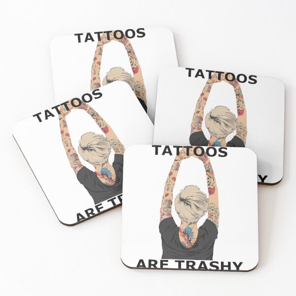 Item preview, Tattoos Are Trashy designed and sold by BookBiffle.