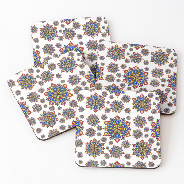 Item preview, Mandala flowers colorful Indian designed and sold by Bulantanyong.