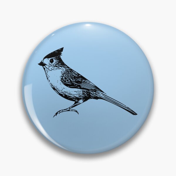 Item preview, Black-crested Titmouse Black Design  designed and sold by designsasstultd.