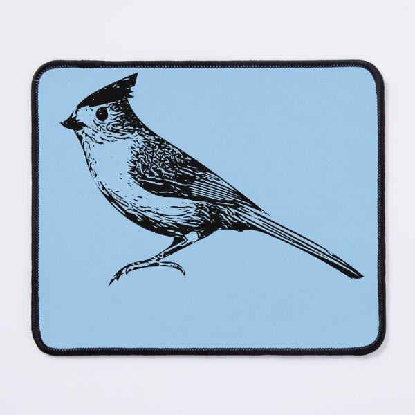 Item preview, Black-crested Titmouse Black Design designed and sold by designsasstultd.