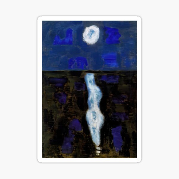 Artikel-Vorschau von Milton Avery - Weißer Mond 1957, designt und verkauft von htanart.