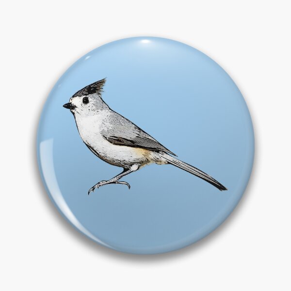 Item preview, Black-crested Titmouse Black Alternate Design  designed and sold by designsasstultd.
