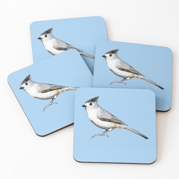 Item preview, Black-crested Titmouse Black Alternate Design  designed and sold by designsasstultd.