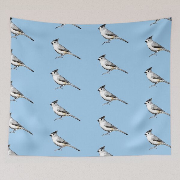 Item preview, Black-crested Titmouse Black Alternate Design  designed and sold by designsasstultd.