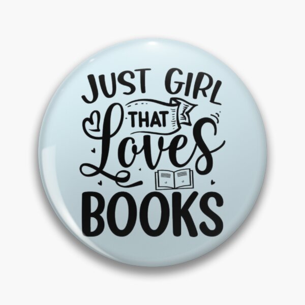 Item preview, Just a girl who loves books designed and sold by mayralejandrat.