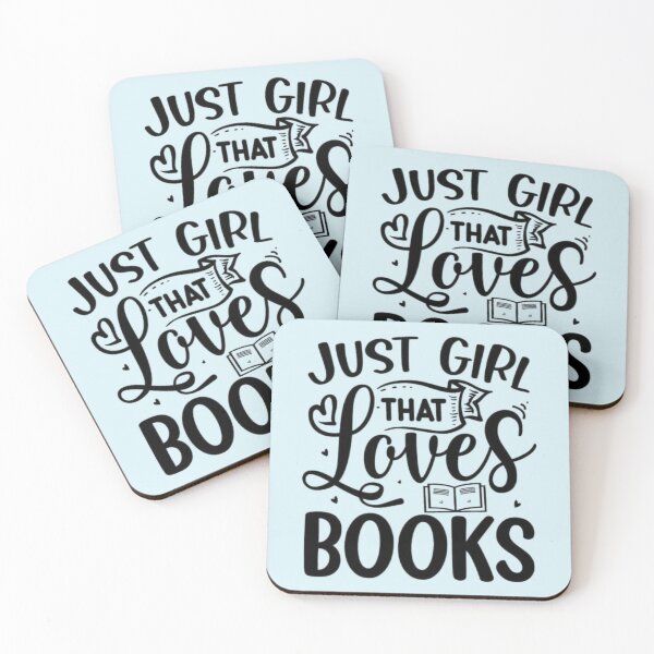 Item preview, Just a girl who loves books designed and sold by mayralejandrat.