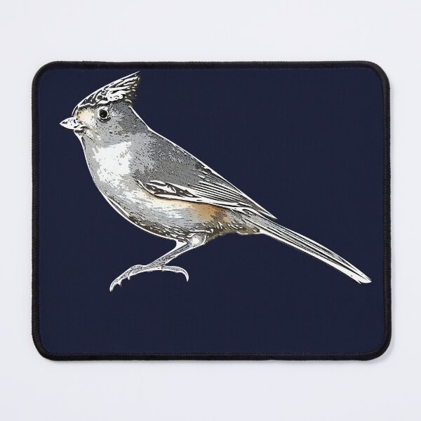 Item preview, Black-crested Titmouse White Alternate Design  designed and sold by designsasstultd.