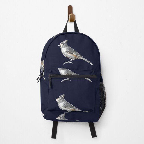 Item preview, Black-crested Titmouse White Alternate Design designed and sold by designsasstultd.
