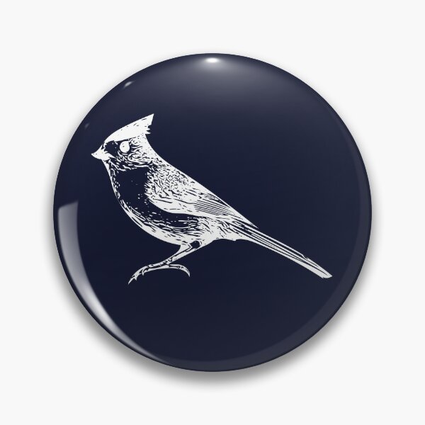 Item preview, Black-crested Titmouse White Design  designed and sold by designsasstultd.