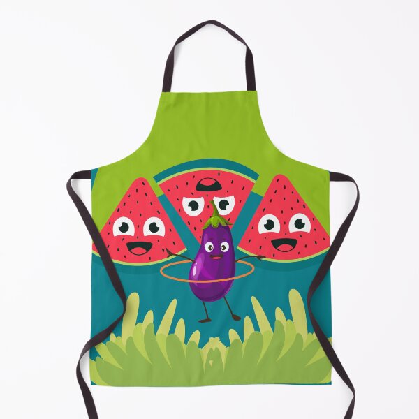 Item preview, Watermelons Playing With Eggplant Dancing Hula-Hula designed and sold by Ciervo Primavera.
