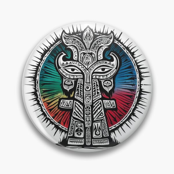Item preview, Power Totems – Mystical Collection of Colorful Totems designed and sold by MiszungART.