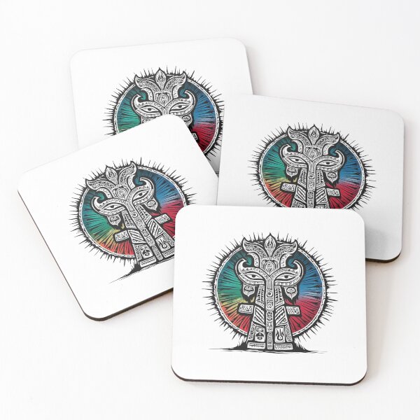 Item preview, Power Totems – Mystical Collection of Colorful Totems designed and sold by MiszungART.