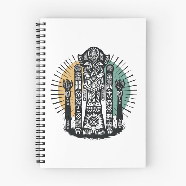 Item preview, Power Totems – Mystical Collection of Colorful Totems designed and sold by MiszungART.