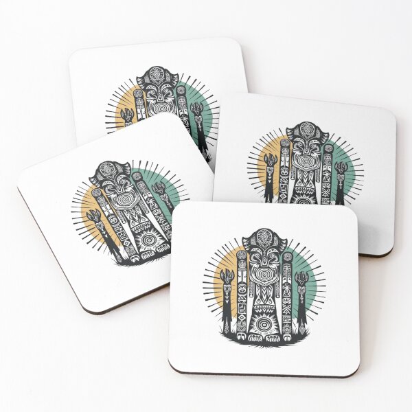 Item preview, Power Totems – Mystical Collection of Colorful Totems designed and sold by MiszungART.