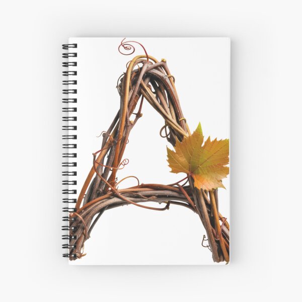 TWIG LETTER A Spiral Notebook