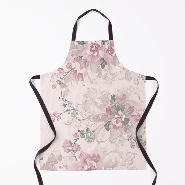 Item preview, Rococo Style Pink Pastel Floral Pattern designed and sold by humnoo.