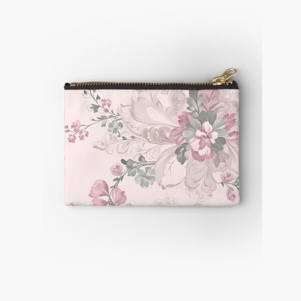 Item preview, Rococo Style Pink Pastel Floral Pattern designed and sold by humnoo.