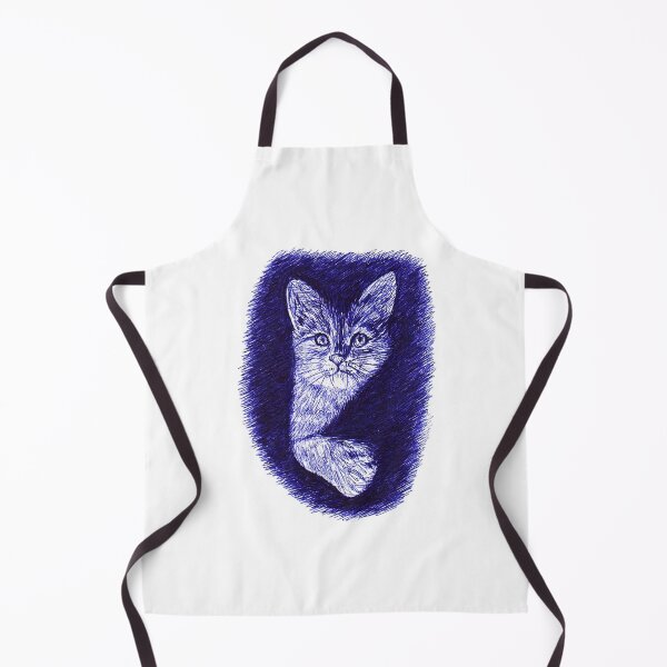 Item preview, Ink art, pen drawing of a cat designed and sold by DipakSonarArt.