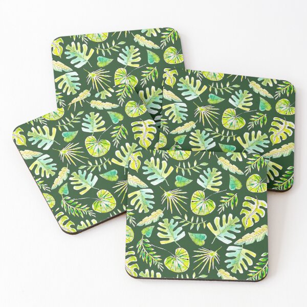 Item preview, Green leaves all over designed and sold by House  of Rocket.