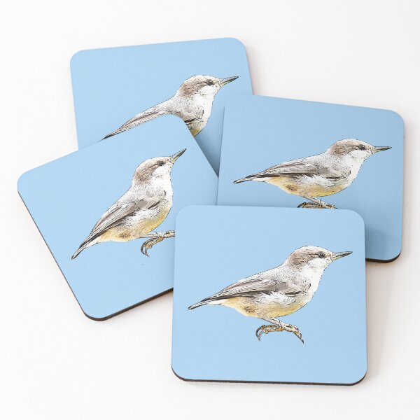 Item preview, Brown-headed Nuthatch Black Alternate Design  designed and sold by designsasstultd.