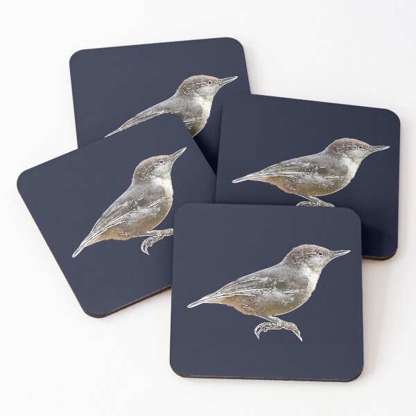 Item preview, Brown-headed Nuthatch White Alternate Design  designed and sold by designsasstultd.