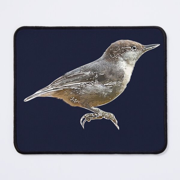 Item preview, Brown-headed Nuthatch White Alternate Design designed and sold by designsasstultd.