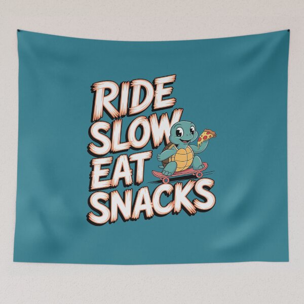 Item preview, Ride Slow Eat Snacks, Funny Gift for Streetwear Lovers designed and sold by MikeKart.