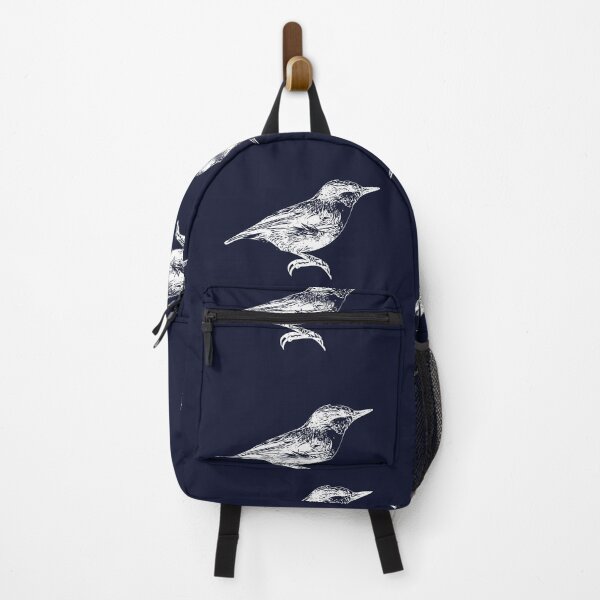 Item preview, Brown-headed Nuthatch White Design designed and sold by designsasstultd.