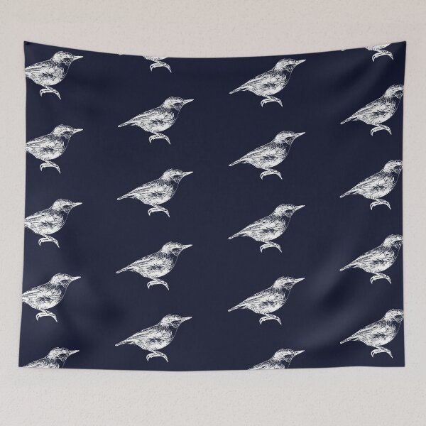 Item preview, Brown-headed Nuthatch White Design  designed and sold by designsasstultd.
