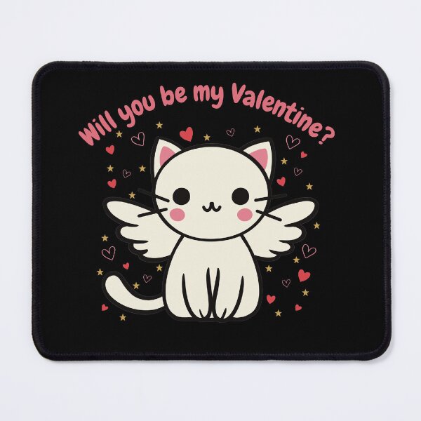 Item preview, Will You Be My Valentine Cat Cute Gifts for Girl Boy designed and sold by LenkaStark.