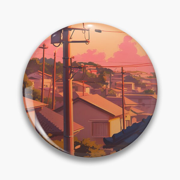 Item preview, Lofi Aesthetic Suburban Sunset designed and sold by bapupa.