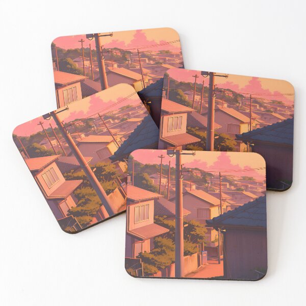 Item preview, Lofi Aesthetic Suburban Sunset designed and sold by bapupa.
