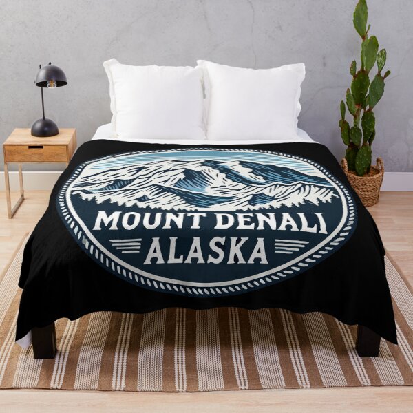 Item preview, Denali Alaska Retro Travel designed and sold by TomFrontierArt.