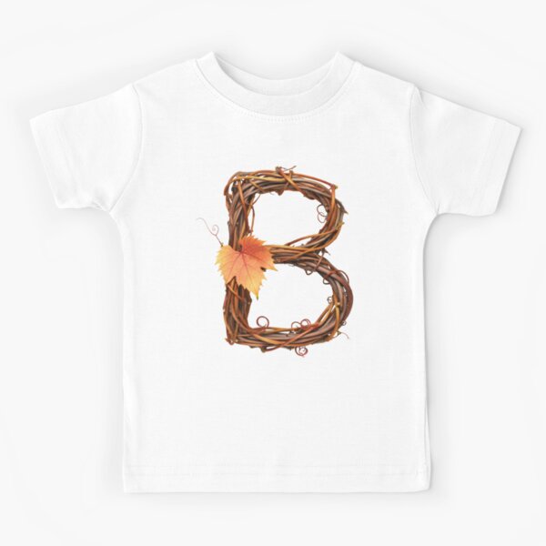 TWIG LETTER B Kids T-Shirt