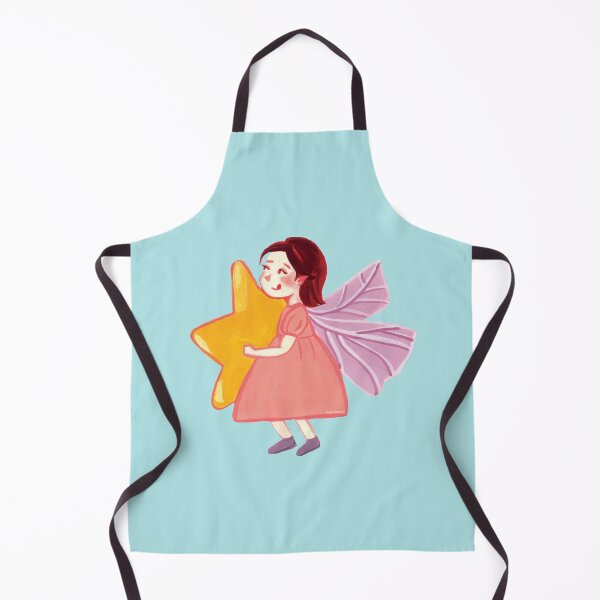 Item preview, Fairygirl with star illustration designed and sold by sujeefineart.