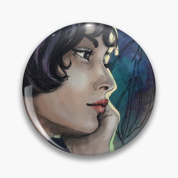 Item preview, Woman in a blue mood designed and sold by CheeryDaze.