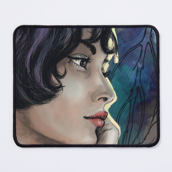 Item preview, Woman in a blue mood designed and sold by CheeryDaze.