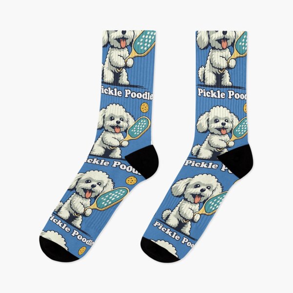 Item preview, Pickle Poodle Maltese Terrier Canine Playing Pickleball Funny Dog designed and sold by d247.