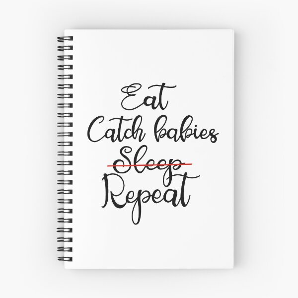 Item preview, Eat, sleep, catch babies, repeat  designed and sold by Adhefix.