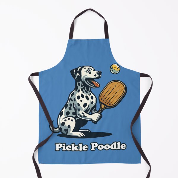 Item preview, Pickle Poodle Dalmation Canine Playing Pickleball Funny Dog designed and sold by d247.