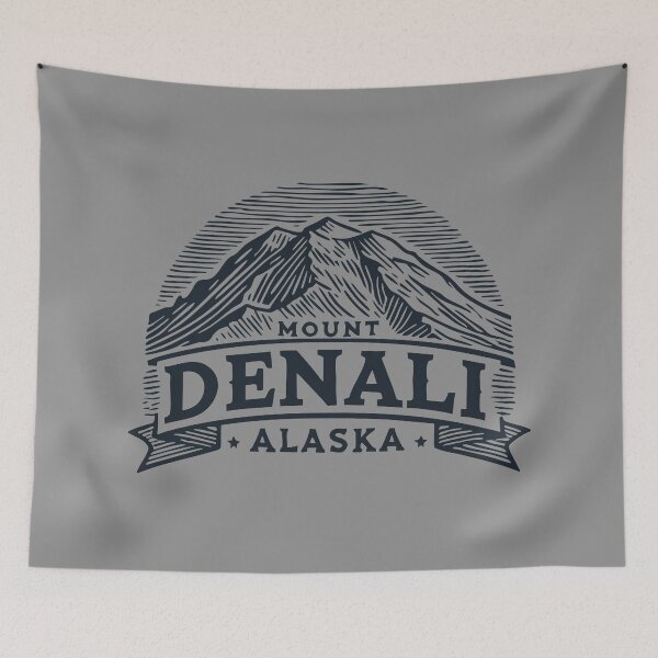 Item preview, Mount Denali Alaska Vintage designed and sold by TomFrontierArt.